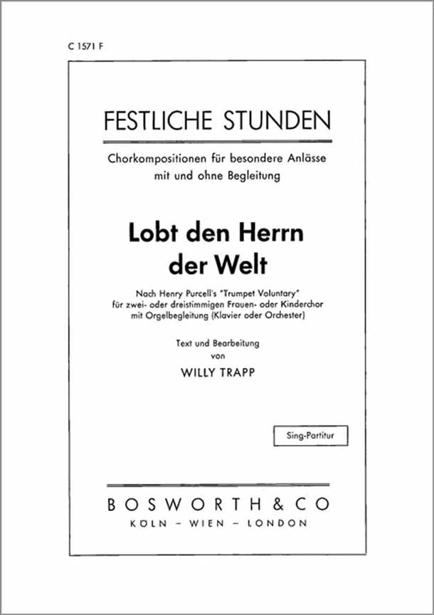 Lobt den Herrn der Welt
